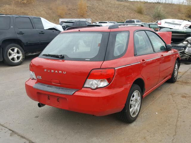 JF1GG65534H811712 - 2004 SUBARU IMPREZA TS RED photo 4