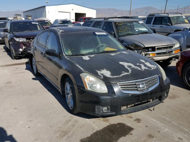 1N4BA41E27C851450 - 2007 NISSAN MAXIMA SE BLACK photo 1