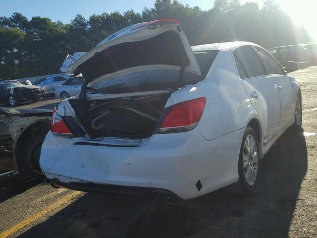 4T1BK3DB9CU448813 - 2012 TOYOTA AVALON BAS Ақ фото 4