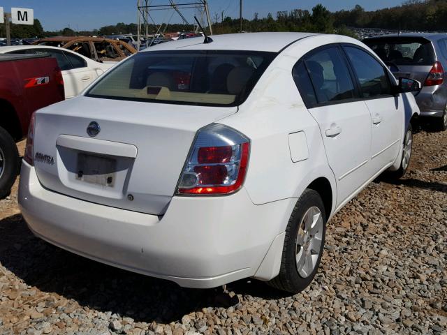 3N1AB61E28L640157 - 2008 NISSAN SENTRA 2.0 WHITE photo 4