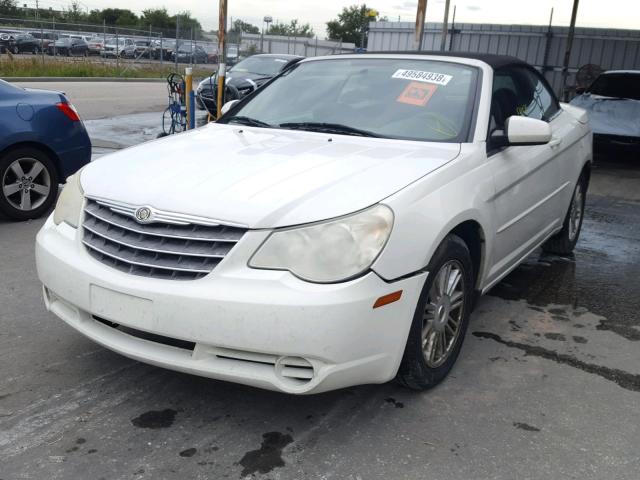 1C3LC55R68N295312 - 2008 CHRYSLER SEBRING TO WHITE photo 2