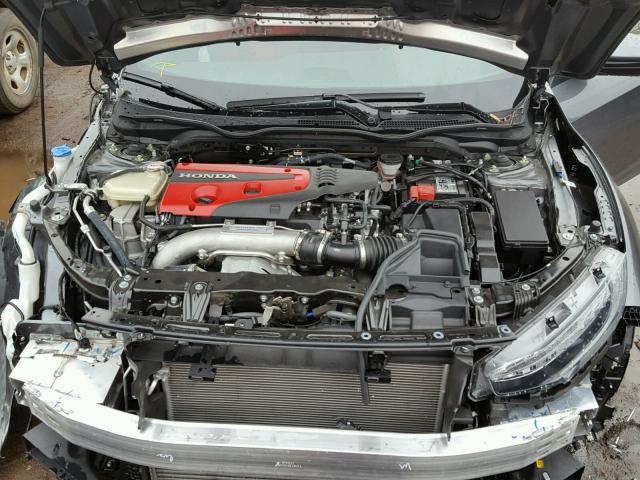 SHHFK8G76JU200372 - 2018 HONDA CIVIC TYPE GRAY photo 7