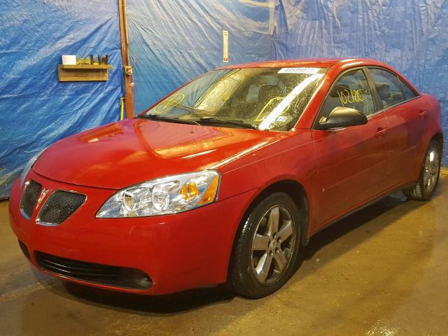 1G2ZH58N174219098 - 2007 PONTIAC G6 GT RED photo 2