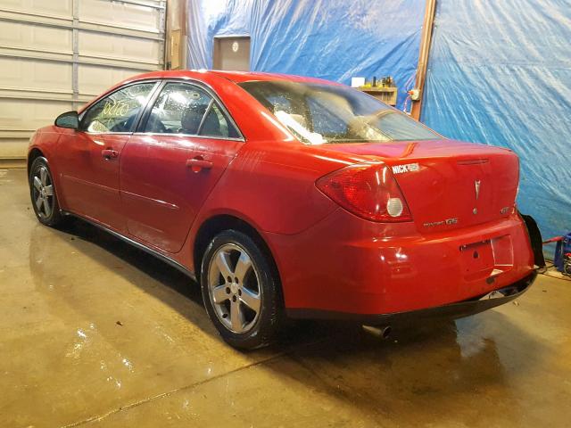 1G2ZH58N174219098 - 2007 PONTIAC G6 GT RED photo 3