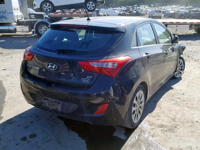 KMHD35LH6GU307940 - 2016 HYUNDAI ELANTRA GT BLACK photo 4