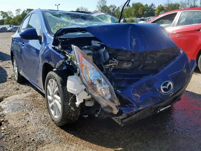 JM1BL1W82C1538362 - 2012 MAZDA 3 I BLUE photo 1