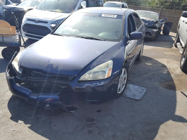 1HGCM66583A085368 - 2003 HONDA ACCORD BLUE photo 2