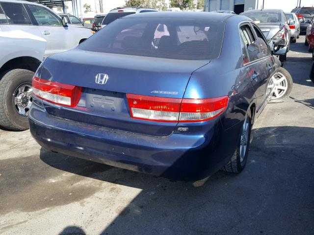 1HGCM66583A085368 - 2003 HONDA ACCORD BLUE photo 4