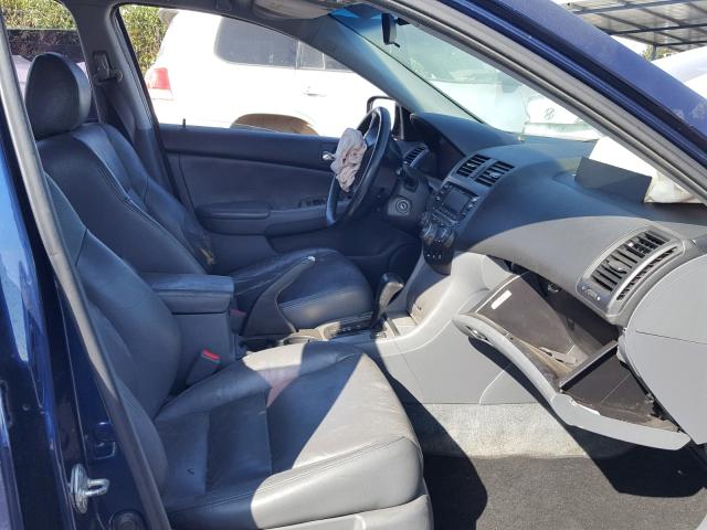 1HGCM66583A085368 - 2003 HONDA ACCORD BLUE photo 5