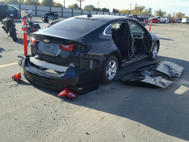 1G1ZB5ST7HF255624 - 2017 CHEVROLET MALIBU LS 黑色 照片 4