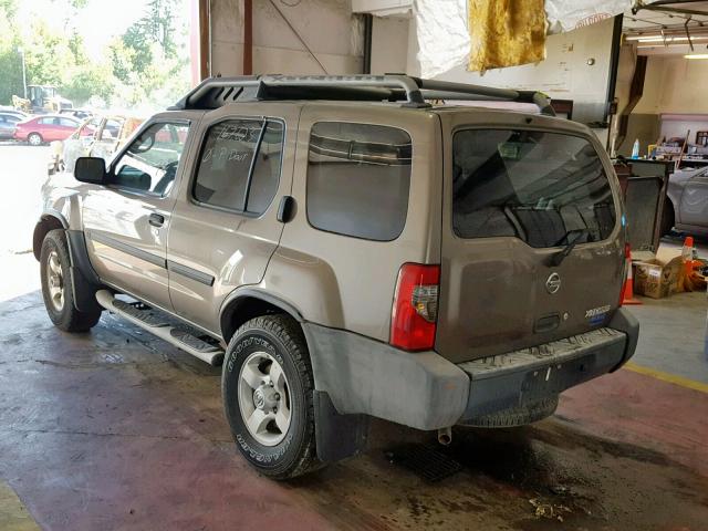 5N1ED28Y84C687406 - 2004 NISSAN XTERRA XE TAN photo 3