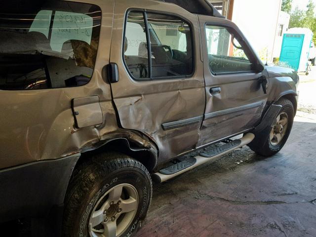 5N1ED28Y84C687406 - 2004 NISSAN XTERRA XE TAN photo 9