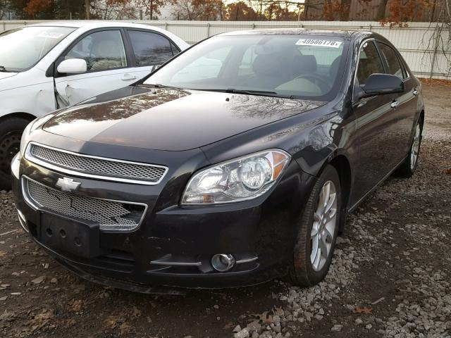 1G1ZE5E15BF315411 - 2011 CHEVROLET MALIBU LTZ შავი ფოტო 2