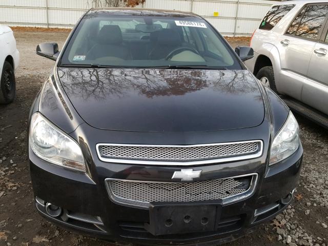 1G1ZE5E15BF315411 - 2011 CHEVROLET MALIBU LTZ შავი ფოტო 9