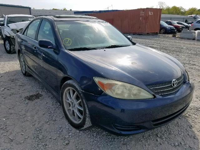 4T1BE32K14U322974 - 2004 TOYOTA CAMRY LE BLUE photo 1