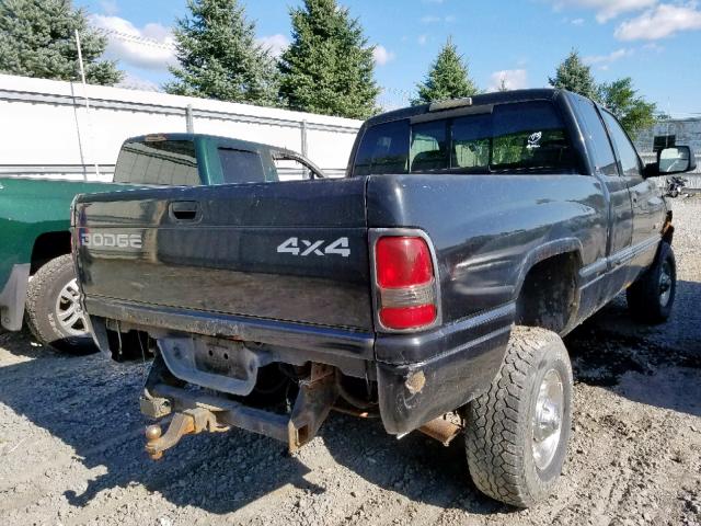 3B7KF23Z51G763917 - 2001 DODGE RAM 2500 BLACK photo 4