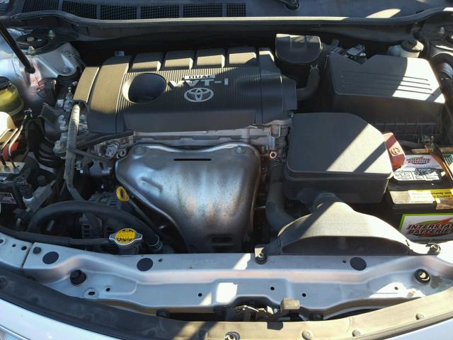4T1BF3EK9AU051456 - 2010 TOYOTA CAMRY BASE SILVER photo 7
