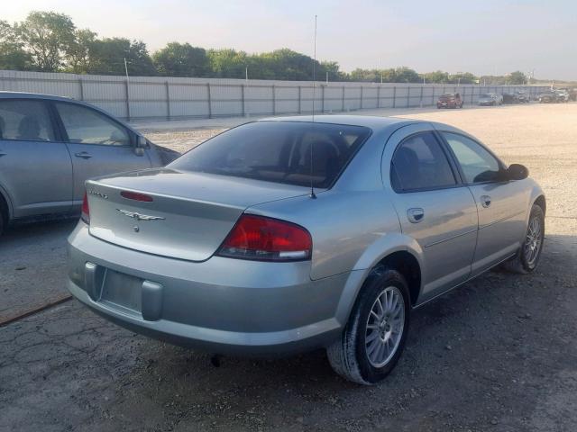 1C3EL46X05N560043 - 2005 CHRYSLER SEBRING GREEN photo 4