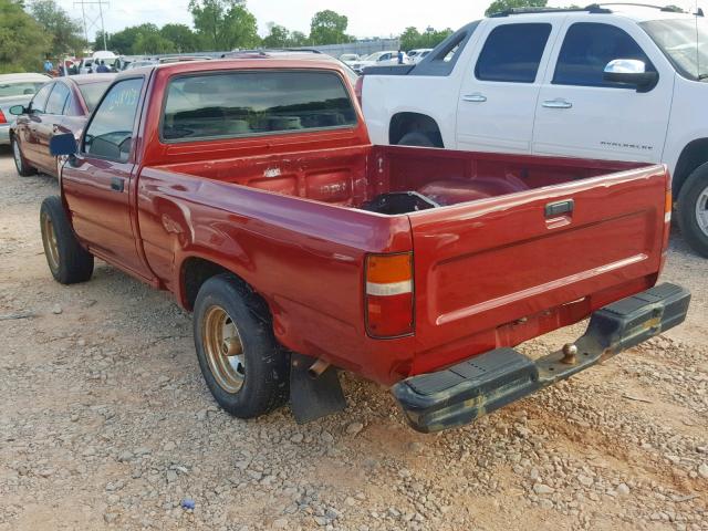 4TARN81A0PZ078746 - 1993 TOYOTA PICKUP 1/2 RED photo 3