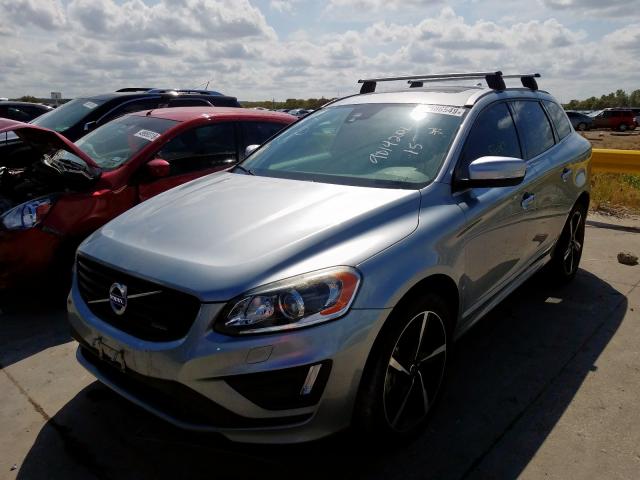 YV4902RG3F2617129 - 2015 VOLVO XC60 T6 SILVER photo 2