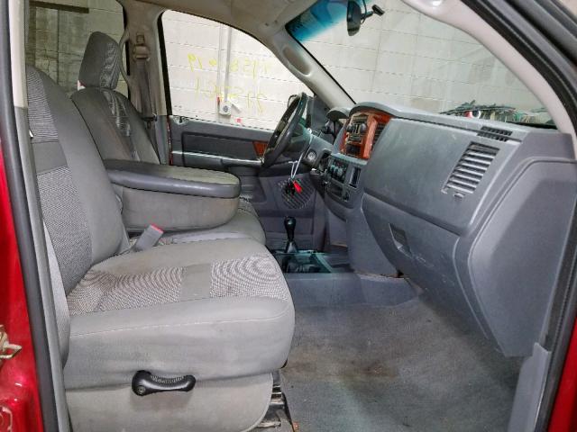 1D3KS28C16J188714 - 2006 DODGE RAM 2500 S წითელი ფოტო 5