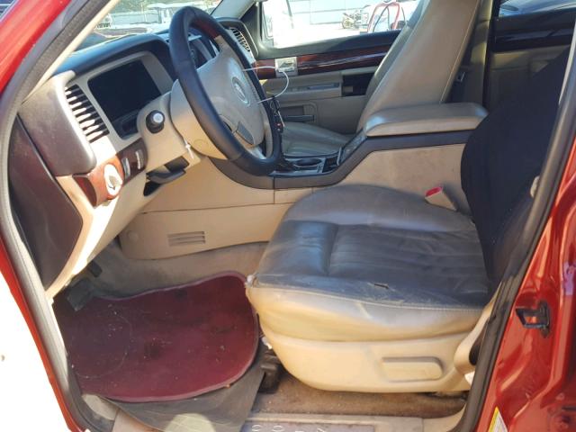 5LMEU68H05ZJ13479 - 2005 LINCOLN AVIATOR 红色 照片 5