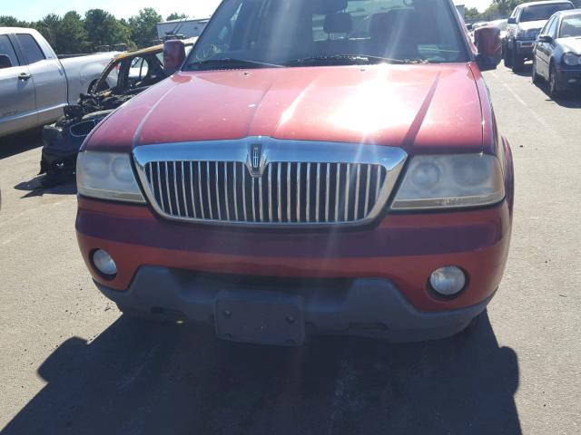 5LMEU68H05ZJ13479 - 2005 LINCOLN AVIATOR 红色 照片 7