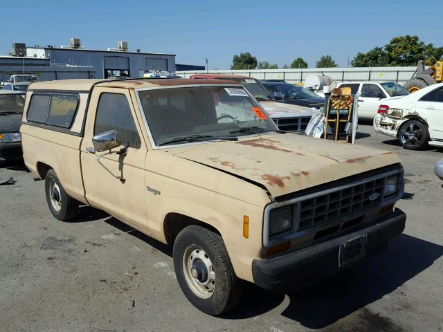 1FTBR10AXEUD14607 - 1984 FORD RANGER CREAM photo 1