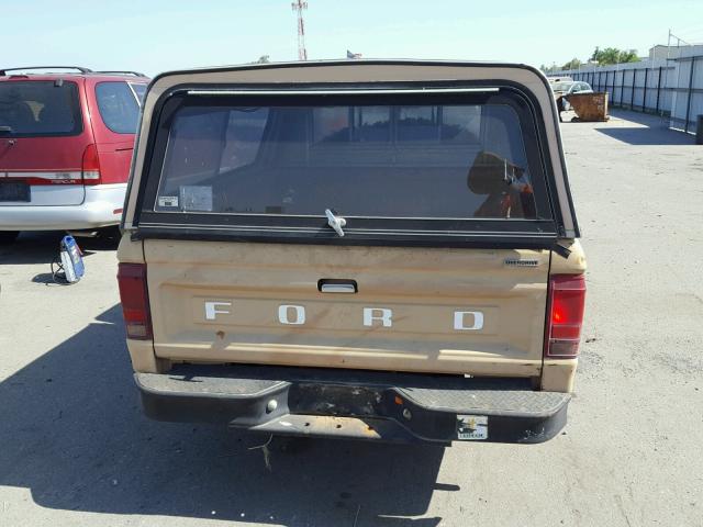 1FTBR10AXEUD14607 - 1984 FORD RANGER CREAM photo 6