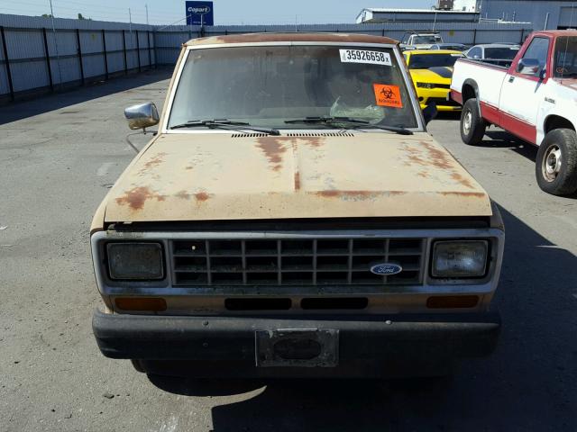 1FTBR10AXEUD14607 - 1984 FORD RANGER CREAM photo 9