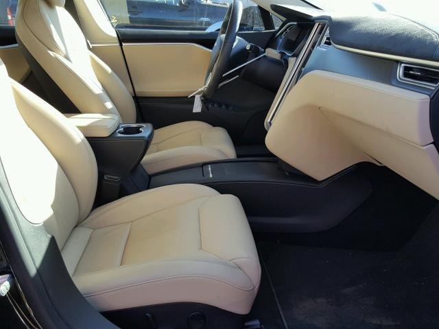 5YJSA1E24HF192767 - 2017 TESLA MODEL S BLACK photo 5