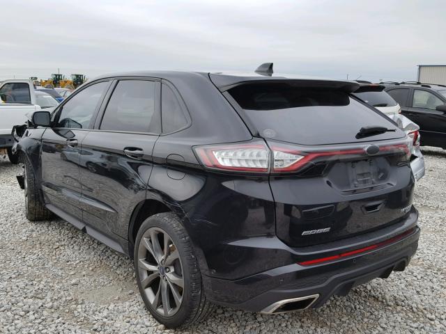 2FMPK4AP6GBB03908 - 2016 FORD EDGE SPORT BLACK photo 3