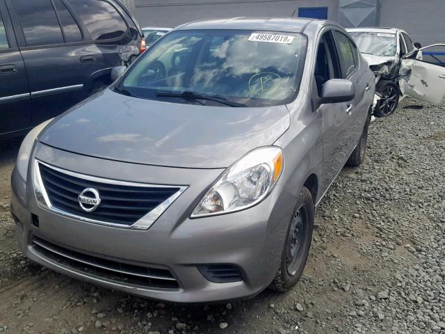 3N1CN7AP8CL899767 - 2012 NISSAN VERSA S CREAM photo 2