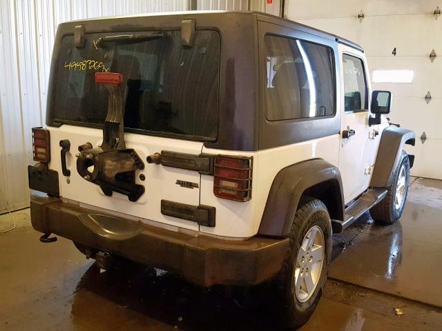 1C4AJWAG9CL121838 - 2012 JEEP WRANGLER S WHITE photo 4