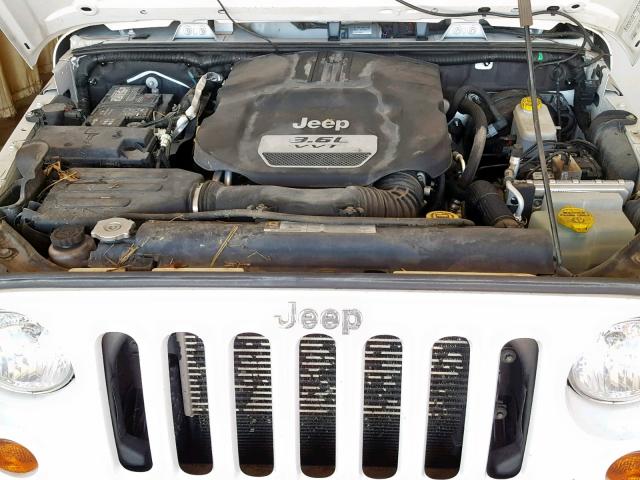 1C4AJWAG9CL121838 - 2012 JEEP WRANGLER S WHITE photo 7