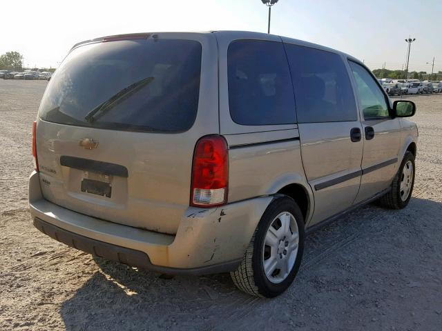 1GNDU23128D165856 - 2008 CHEVROLET UPLANDER L BEIGE photo 4