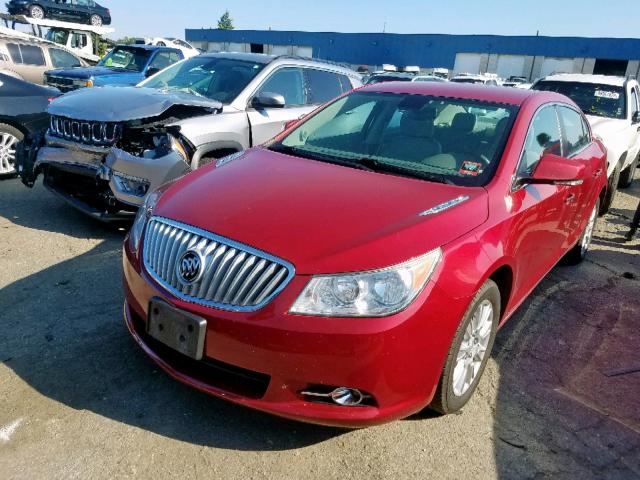 1G4GC5ER1CF302341 - 2012 BUICK LACROSSE RED photo 2