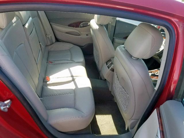 1G4GC5ER1CF302341 - 2012 BUICK LACROSSE RED photo 6