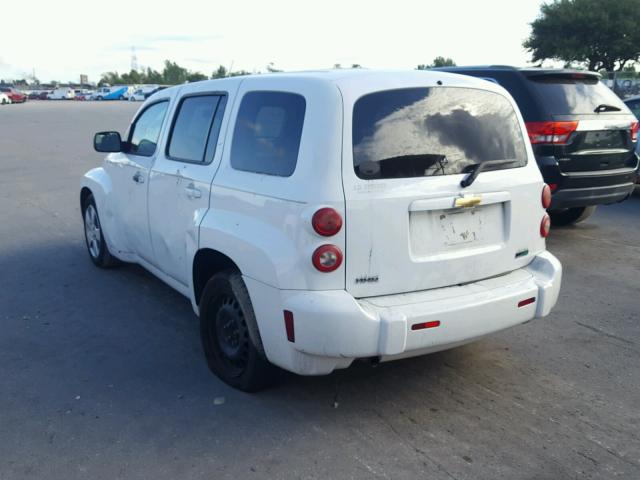 3GNBAADB6AS628590 - 2010 CHEVROLET HHR LS WHITE photo 3