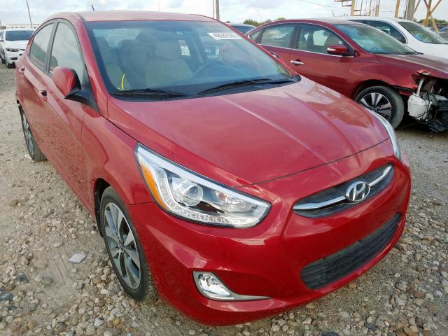 KMHCU4AE5GU046621 - 2016 HYUNDAI ACCENT SE RED photo 1