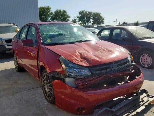 1FAHP3GN9BW181574 - 2011 FORD FOCUS SES RED photo 1