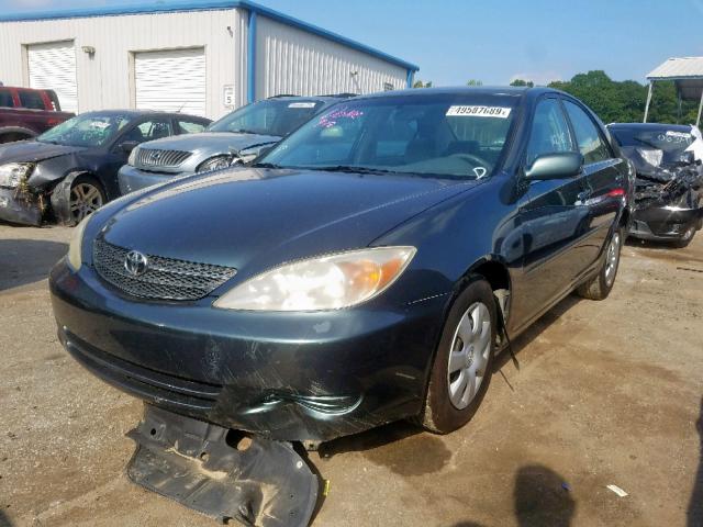 4T1BE32K43U684196 - 2003 TOYOTA CAMRY LE GREEN photo 2