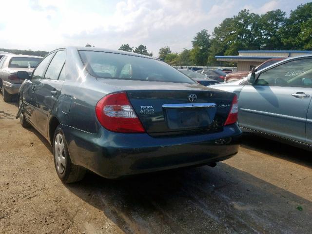 4T1BE32K43U684196 - 2003 TOYOTA CAMRY LE GREEN photo 3