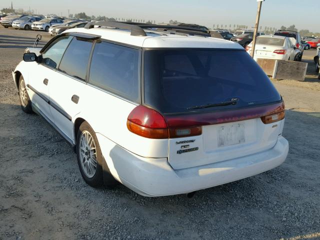 4S3BK4351V7325899 - 1997 SUBARU LEGACY L WHITE photo 3