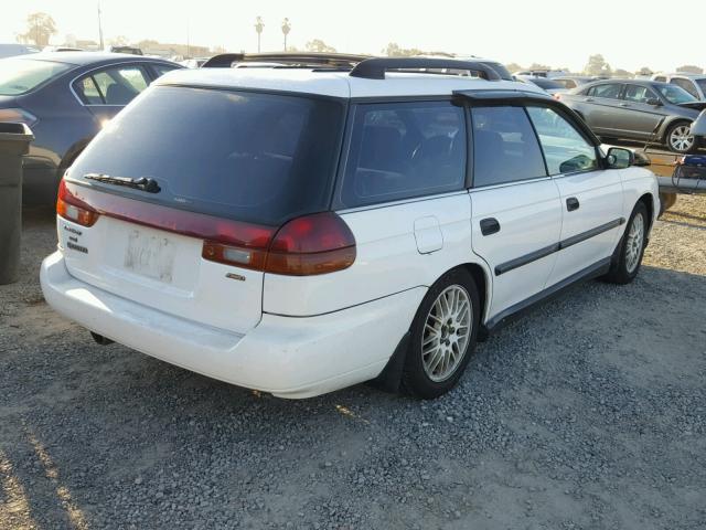 4S3BK4351V7325899 - 1997 SUBARU LEGACY L WHITE photo 4