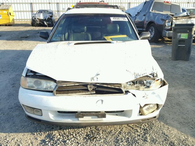 4S3BK4351V7325899 - 1997 SUBARU LEGACY L WHITE photo 9