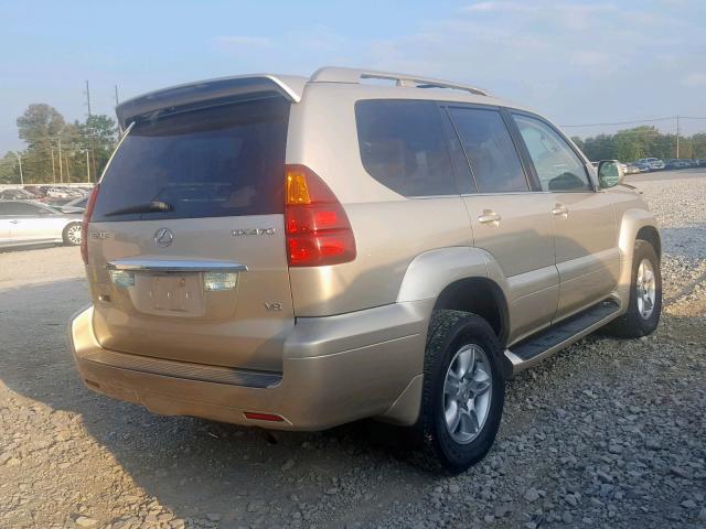 JTJBT20X360102505 - 2006 LEXUS GX 470 GOLD photo 4