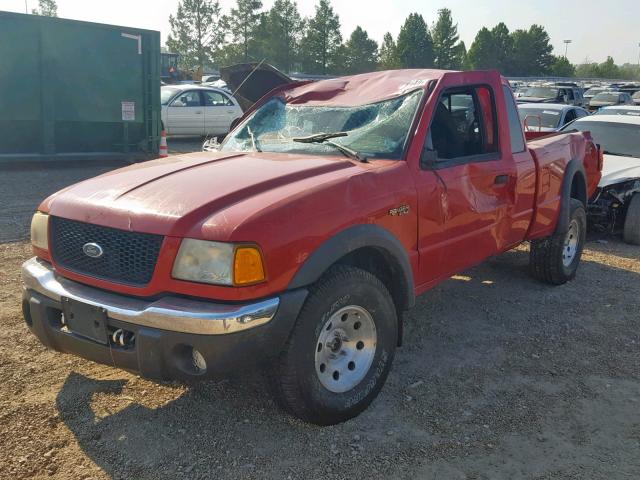 1FTZR45E12PB53778 - 2002 FORD RANGER SUP RED photo 2