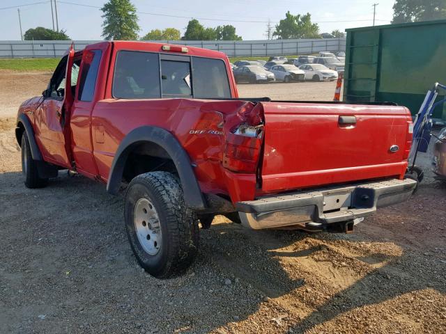 1FTZR45E12PB53778 - 2002 FORD RANGER SUP RED photo 3