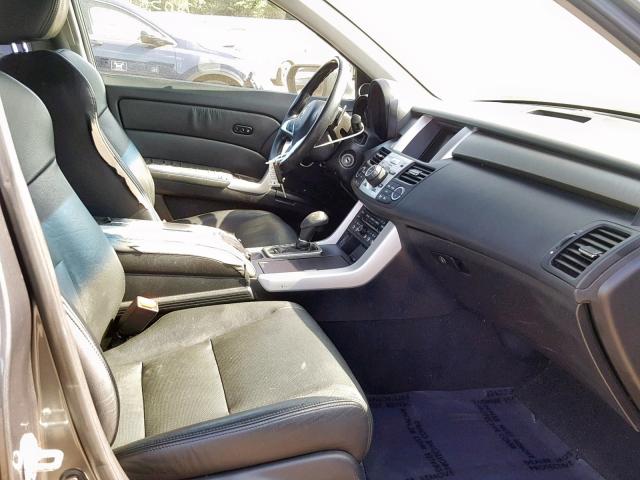 5J8TB18548A013516 - 2008 ACURA RDX TECHNO CHARCOAL photo 5